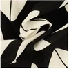 Image de Tissu coton viscose imprimé de formes géométriques vendu au mètre(...) - 0 Noir