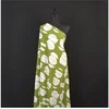 Image de Tissu coton viscose imprimé de formes géométriques vendu au mètre(...) - Vert (0338)