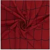 Image de Tissu type Spider-man rouge ou / et noir vendu au mètre(...) - 0004 Rouge