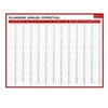 Image de Planning - Calendrier - Annuel - Semaine - Janvier à décembre - Effaçable - 32 x 42 cm