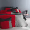 Image de 3S. x Collection Housse de couette en coton - TRIO - Rouge 200 x 200 cm