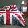 Image de 3S. x Collection Housse de couette coton - OLD FLAG - Bleu 200 x 200 cm