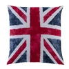 Image de 3S. x Collection Taie d'oreiller anglais Coton - OLD FLAG - Bleu 63 x 63 cm sans volant