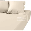 Image de 3S. x Tertio Drap-housse grand bonnet polycoton - Beige - Ficelle 140 x 190 cm