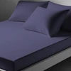 Image de 3S. x Tertio Drap-housse coton - Bleu - Indigo 180 x 200 cm