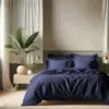 Image de 3S. x Tertio Housse de couette coton - Bleu - Indigo 140 x 200 cm
