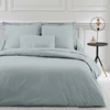 Image de 3S. x Tertio Housse de couette polycoton - Gris - Perle 140 x 200 cm