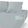 Image de 3S. x Tertio Drap-housse grand bonnet polycoton - Gris - Perle 140 x 190 cm