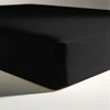 Image de 3S. x Collection Drap-housse en coton - TRIO - Noir 90 x 190 cm
