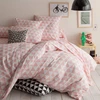 Image de 3S. x Collection Housse de couette en coton - LORENZ - Rose/Blanc 140 x 200 cm