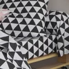 Image de 3S. x Collection Drap-housse en coton - LORENZ - Noir/Blanc 90 x 190 cm