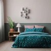 Image de 3S. x Collection Parure de lit coton - JEHAUT - Vert Émeraude 260 x 240 cm