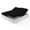 Image de 3S. x Tertio Drap housse sommier articulé coton - Noir 2 x 80 x 200 cm