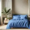 Image de 3S. x Tertio Housse de couette coton - Bleu - Azur 240 x 220 cm