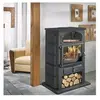 Image de Poêle à bois fonte 12kw peint anthracite 350104000053