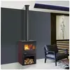 Image de Poêle à bois 8.5kw noir/carmin 362113carmin