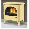 Image de Poêle à bois fonte 10,5kw beige 388113SAHARA