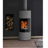 Image de Poêle bois bûche Terrasson 8Kw - Gris - 400230