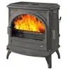 Image de Poêle à bois fonte 11kw noir 366201PEINTANTH