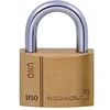 Image de Cadenas standard laiton UNO 50mm s'entrouvrant anse en U - - I-CAD50MV