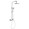 Image de Colonne de douche thermostatique THESSALYS 3 jets Ø240 - - H02-COL-THM