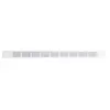 Image de Grille plat interieur simple 475x20mm blanc - - 10439