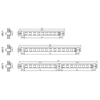 Image de Grille glissière 275x22mm alu - - 11944
