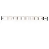 Image de Grille glissière 375x22mm blanc - - 11945