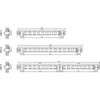 Image de Grille glissière H22 LG375 brun - - 485203