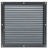 Image de Grille estampée 436 250 x 250 mm anodisé argent