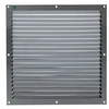 Image de Grille estampée 436 300 x 300 mm anodisé argent