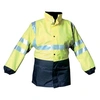 Image de Parka 4 en 1 ELYSE ZIPAL à haute visibilité jaune fluo/bleu marine T2XL - - 245CJFMXXL