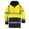 Image de Parka polyester 4 en 1 HI-VIZ HI-WAY jaune/gris TXL - EURO PROTECTION - 70592