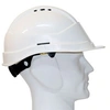 Image de Casque de chantier visière longue KARA blanc - AUBOUEIX - 0031LTC