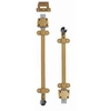 Image de Paire de verrous à coulisse bronze - - Y8-1003500