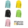 Image de Sweat col rond Maman Sobricolo vert fluo TM - SWJH030LIM