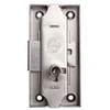 Image de Serrure espagnolette 80x40mm axe 20mm longueur du canon 12mm droite finition fer - - 12383-002-D