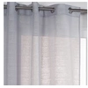 Image de Voilage tamisant, Lola gris l.140 x H.260 cm