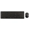 Image de Pack Clavier avec Souris INOVU WKS10 Sans Fil RF 2.4 GHz Noir