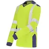 Image de T-shirt manches longues fluo SAFE XP HV jaune/bleu marine T2/M - - 22-9T85-701-2/M