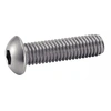 Image de Vis à métaux tête bombée hexagonale creuse inox A2 ISO 7380 8X20 boîte de 100 - - 622028X20