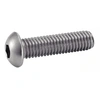 Image de Vis à métaux tête bombée hexagonale creuse inox A2 ISO 7380