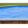 Image de Bâche à bulles pour piscine bois octogonale Cannelle 2 5,35 x 3,35 m - Gré