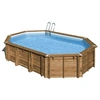 Image de Piscine bois Avocado 6,56 x 4,56 x 1,27 m - Gré