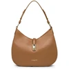 Image de Lancaster Maroquinerie Sac besace en cuir camel - collection Foulonné