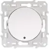 Image de Interrupteur va-et-vient ODACE 10A à vis blanc lumineux - - S520263