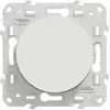 Image de Poussoir lumineux 1 poste Odace Blanc Schneider