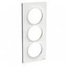 Image de Plaque Odace Styl - Blanc brillant - Triple verticale 57mm