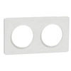 Image de Plaque ODACE TOUCH horizontal/vertical blanc 2 postes - - S520804