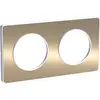Image de Plaque de finition 2 postes Odace Touch Bronze Schneider